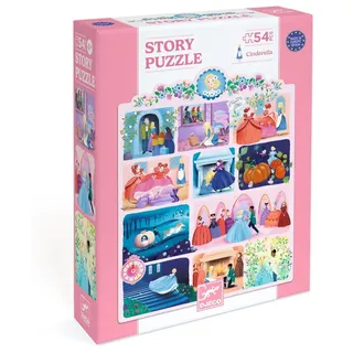 Djeco-Puzzle: Cinderella - 54 Teile