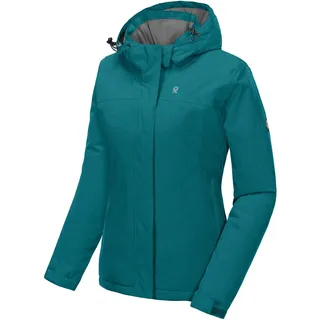 Little Donkey Andy Damen wasserdichte Ski-Snowboardjacke Winddichter Warmer Mantel mit Abnehmbarer Kapuze Grasgrün Heide S