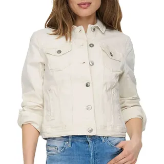 Only Damen Jeansjacke ONLTIA LIFE Regular Fit Beige 38