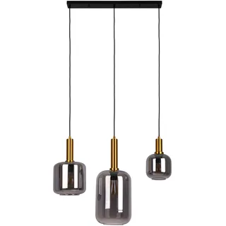 NÄVE Pendelleuchte Fumo Schwarz 150 cm x 82,4 cm x 22 cm 3er-Set