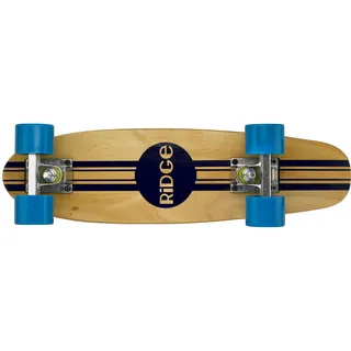 Ridge Retro Skateboard Mini Cruiser, blau, 22 Zoll, WPB-22