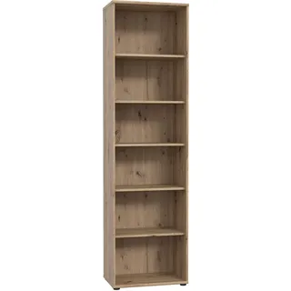 Die Möbelfundgrube Bücherregal 54 x 34,8 x 197,5 cm Artisan Eiche