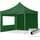 Faltpavillon 3 x 3 m inkl. 2 Seitenteile Dunkelgrün