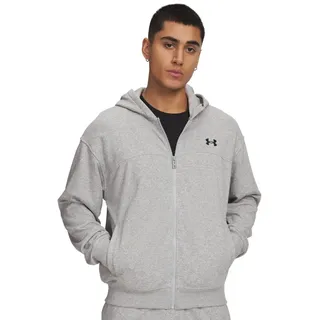 Under Armour Rival Lightweight Kapuzenjacke Herren Grau/Schwarz 3XL