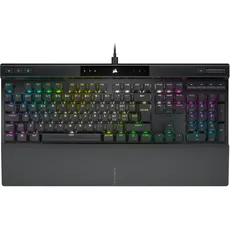 Corsair K70 RGB PRO Optical Mechanical Gaming Keyboard - CH Qwertz - Backlit RGB LED OPX - Black PBT Keycaps - Black