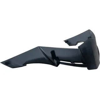 Erweiterter Heckspoiler Schwarz Transparent Matt CGM 127 DEEP Helm - Silber