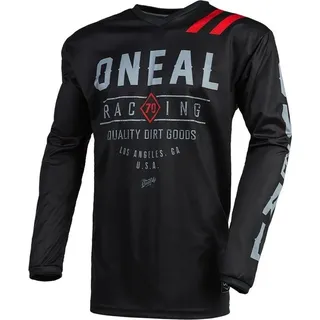 O'Neal Herren Jersey Element Dirt , Schwarz Grau, M - Schwarz