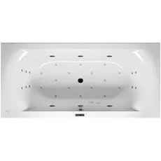RIHO Linares Rechteck-Badewanne, Version rechts, mit Bliss-System, 2-Sitzer, weiß, B1, Ausführung: 150x70x45cm, Nutzinhalt: 80 Liter