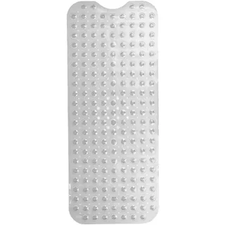 rutschfeste Badewannenmatte, rutschfest, Duschmatte, maximale Haftung, rutschfeste Badewannenmatte, transparent, 100 x 40 cm, rechteckig