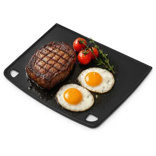 GFTIME Grillplatte 32 x 24 cm Gusseisen