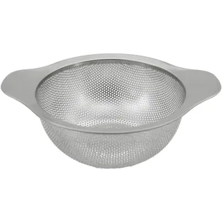 Homeware Profession. Küchensieb , Edelstahlfarben , Metall , 18.5x8.1x23 cm , Lfgb , feinmaschig , Küchenzubehör, Küchenhelfer, Küchensiebe