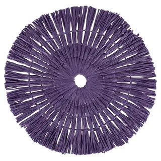 Villa d'Este Home Tivoli 6 Tischsets rund geflochten 38 cm aus Papier Drama Queen