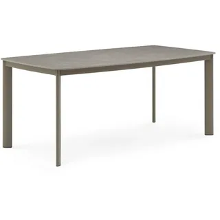 Idimex TAVOLO Gartentisch 180 x 90 x 75 cm champagner