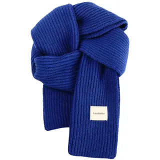 YRUIIA Schal Herbst Und Winter Weicher Gestrickter Wollschal Für Frauen, Ganz Match Warmes Student-nackenabdeckung-schwarz