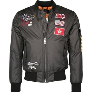 Top Gun Dragon, Textiljacke - Dunkelgrau - M