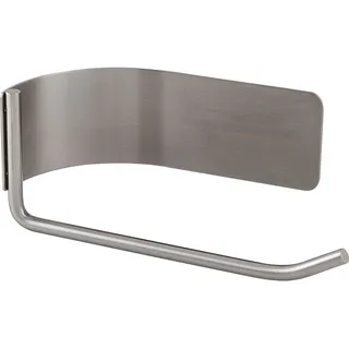 Toilettenpapierhalter - Klorollenhalter ohne Bohren - selbstklebender Klopapierhalter, Edelstahl gebürstet