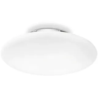 Ideal Lux Smarties 1 rund/weiß/Glas
