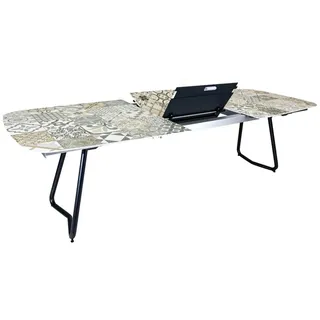 Auszugstisch Jura - 160/220 x 100 cm Keramik ossido