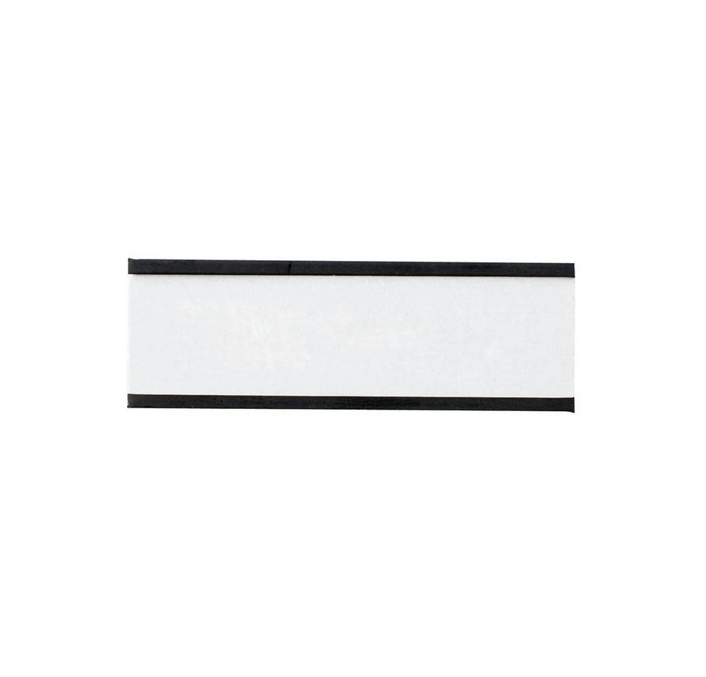 Bild von Etikettenhalter magnetisch schwarz 6,0 x 2,0 cm