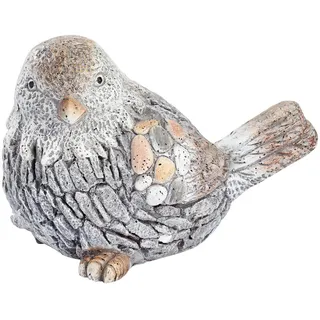 Dekovogel , Braun, Grau , Stein , Uni , Vogel , 30x18.5 cm , zum Stellen, handgemacht, handgemalt , Dekoration, Dekofiguren & Skulpturen, Dekotiere