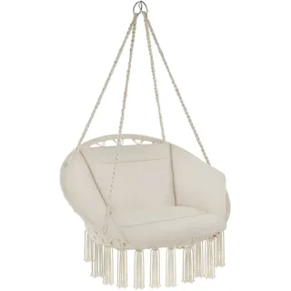 Tectake Hängesessel Grazia Weiß