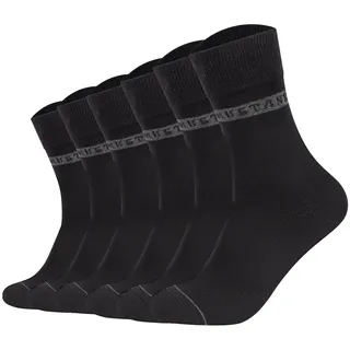 Mustang 6er Pack Casual Socken Schwarz 39-42