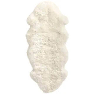 Heitmann-Felle Teppich HEINE HOME Gr. 2, beige (wollweiß), B:63cm H:70mm L:175cm, Lammfell, Teppiche, Teppich