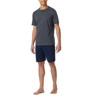 SCHIESSER Schlafanzug Casual Essentials Schwarz S