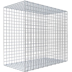 Bild von Gabione, silbergrau, Maschenweite 5 5 cm