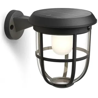Philips LED Radii 8720169267176 Solar-Außenwandleuchte mit Bewegungsmelder LED 1,3W Schwarz