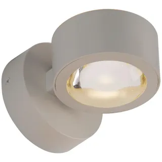 Schöner Wohnen SCHÖNER WOHNEN-Kollektion LED-Wandleuchte Chia Alu, Eisen, Stahl & Metall Beige Sand