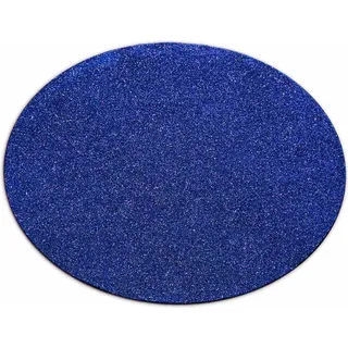 Primaflor Weihnachtsbaum Unterlage GLIMMER - Rund - Blau - Ø 100cm - B1 Tannenbaumdecke, Decke für Weihnachtsbäume - Tannenbaum Bodenmatte - Blau