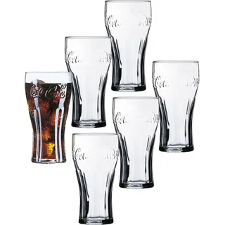 Arcoroc Cola Konturglas 37cl -0,3l geeicht - 6 Stück - Colagläser