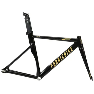 FabricBike Cuadro AERO-Rahmen, Glänzend, Schwarz und Gold, S-49cm