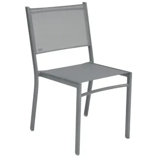 Fermob FE-Costa/GA Costa Stuhl, Aluminium, Batyline-Bezug, Tongrau, Außenbereich, UV-beständig, 51 x 45 x 87,5 cm