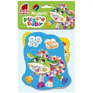 Magnetic Puzzle Baby "Schaf-Schwein" (Kinderpuzzle)