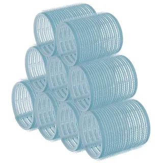 Parsa Beauty selbsthaftende Lockenwickler (⌀ 57 mm/Hellblau / 9 Stück) – Haarwickler für Locken – Praktische Klettwickler für stylische Frisuren – Hair Rollers Haftwickler