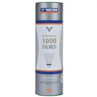 Victor Shuttle 1000 6er Dose, Weiß / Blau