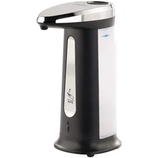 Carlo Milano Seifenspender elektrisch: Automatischer Seifenspender mit IR-Sensor, 400 ml (Desinfektionsspender Sensor, Desinfektionsmittelspender, Dusche)
