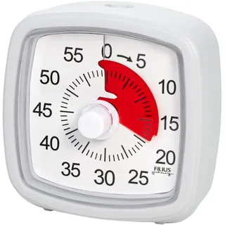 FILIUS zeitdesign Kurzzeitmesser Eieruhr,Küche,Küchentimer,Küchenaccessoires,bis 59 Minuten einstellbar, weiß