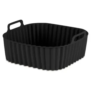 Berlinger Haus – Silikonkorb für Heißluftfritteuse – Antihaftbeschichtet und leicht zu reinigen – Kompatibel mit Fritteusen von 5 l bis 8 l – Flexibel und widerstandsfähig – 21 x 21 x 9 cm
