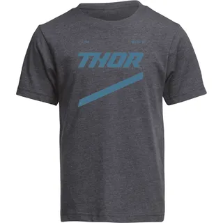 Thor Brave, T-Shirt Jugend - Dunkelgrau/Blau - XS