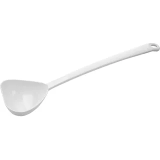 Dr. Oetker Schöpflöffel 30 cm Pure White, Küchenhelfer mit elegantem Design aus Nylon, Löffel für beschichtete Töpfe und Pfannen - hitzebeständig & spülmaschinengeeignet (Farbe: weiß) Menge: 1 Stück