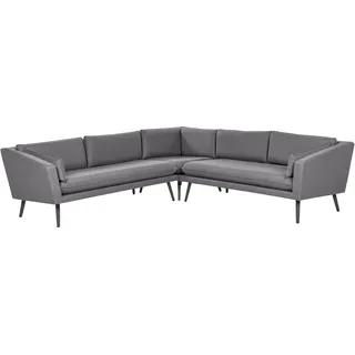 Beliani Loretello Loungesofa grau