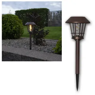 Star Trading LED-Solar-Wegeleuchte 'Fergus' Edelstahl