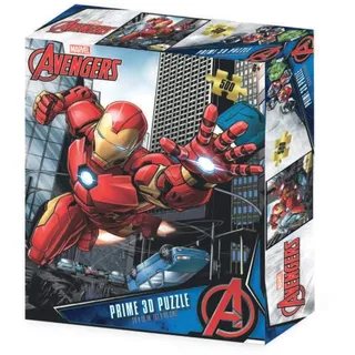 Grandi Giochi Marvel Avengers Iron Man Horizontales Linsenpuzzle mit 500 Teilen und 3D-PUA04000 Effekt-Paket PUA04000