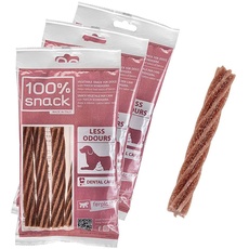 Ferplast Hunde-Snack Natürlicher Hundesnack Mundhygiene Geruchskontrolle mit Yucca, Kit mit 3 Packungen Kit 315g