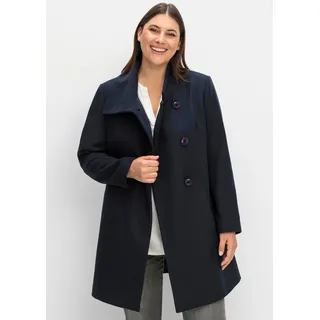 sheego Kurzmantel, blau