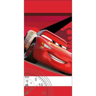 Jerry Fabrics Cars Kinder Badetuch 70x140 cm 100% Baumwolle Strandtuch Handtuch Duschtuch für Mädchen und Jungen. Cars Geschenke.