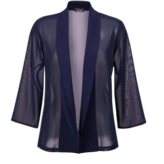 GOLDNER Jackenblazer »Kurzgröße leichte Jacke mit Schalkragen, Halbarm«, grün